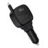 ACEFAST B17 95W Car Charger USB-C + USB-A LED Display Fast Charging Adapater with Retractable Cable - Black